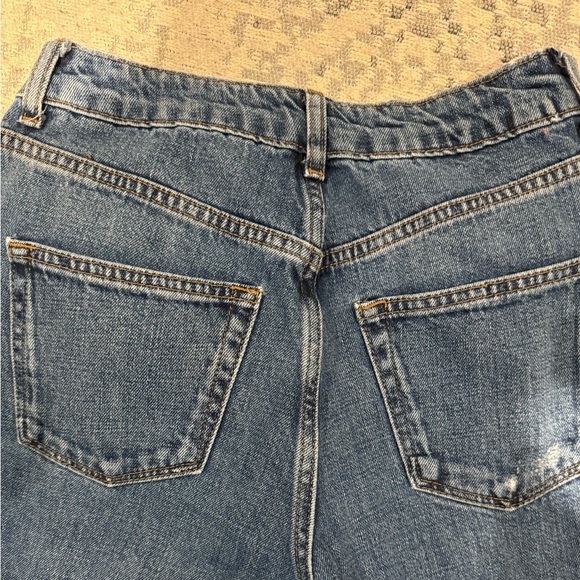 Topshop petite moto MOM dark wash jeans size 26 waist - Picture 10 of 10